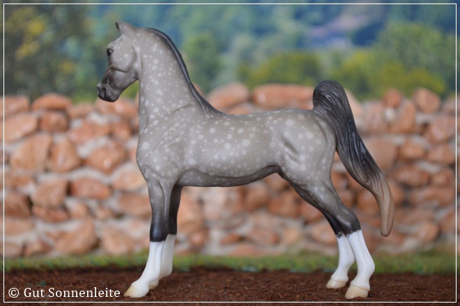 #59978 Saddlebred Mare and Foal | dappled grey | 2000 - 2002 OF disc.