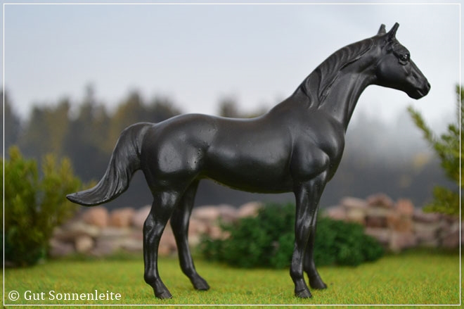 #5177 Thoroughbred Racehorse | black | 1995 - 1997 OF disc.