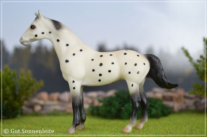 #711096 Twelve Piece Stablemate Set | black leopard appaloosa | 2003 - 2006 OF disc.