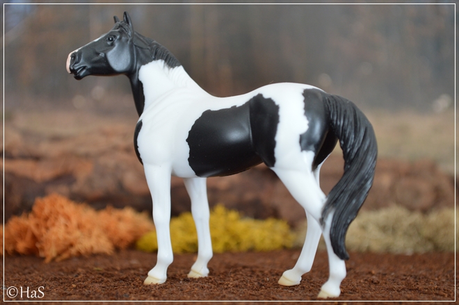 #301124 Bonanza Ponderosa Ranch Set | black pinto | 2010 OF disc.